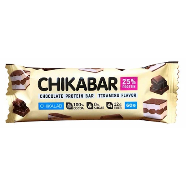 Батончик Chikalab 60g tiramisu BomBBar
